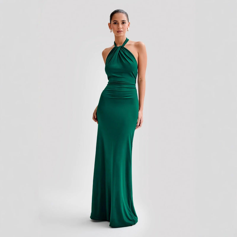 Ins Bodycon Halter Dress