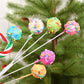 Christmas Decorations Macaron Color Christmas Twig Cutting Furnishings