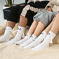 2Pairs Kids  Mom Dad Hand In Hand Smile Sock  Family Magnetic Hand Holding Socks,  Birthday Funny Gag Crazy Sock Day Gifts Mom Dad Child
