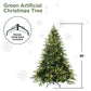 PVC Christmas Tree, Christmas Decorations, Green, With Lights