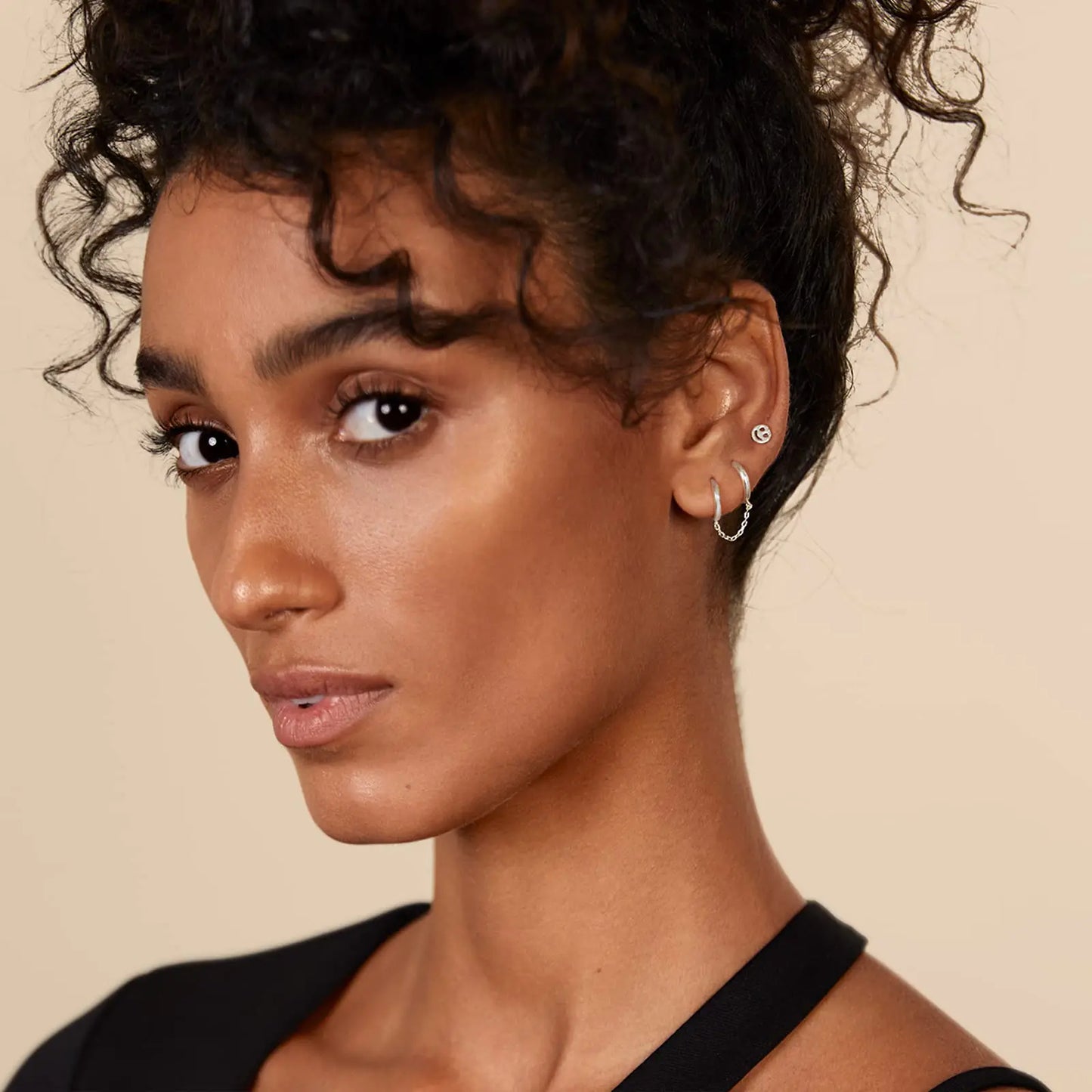PAVOI 14K Gold Chain Earrings for Women