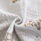European-style Cotton Embroidery Clip Sheets Double Thick Washable Pure Cotton Bed Cover