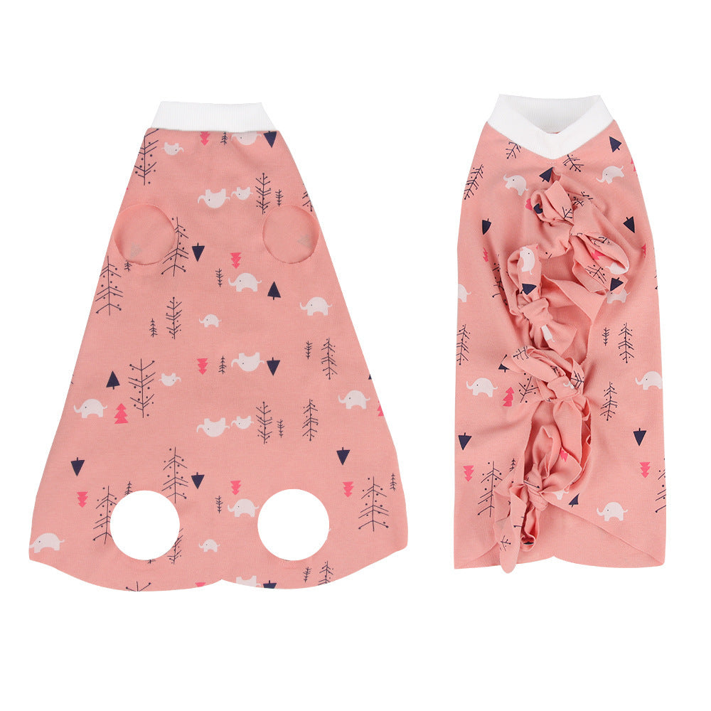 Pet Cat Sterilization Clothing Anti-licking Anti-off Breathable