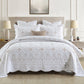 European-style Cotton Embroidery Clip Sheets Double Thick Washable Pure Cotton Bed Cover