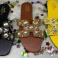 Women's Fashion Design slide sandal embellished