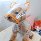 Dog Clothe Rainbow Waterproof Raincoat
