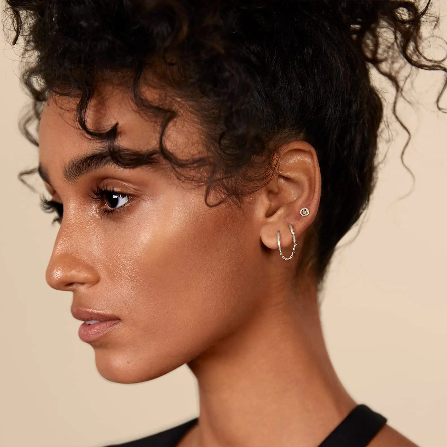 PAVOI 14K Gold Chain Earrings for Women
