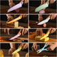 Color-coded Stainless Steel 30-piece Knife Set With Kitchen Cutting Board And Scissors, Rust-resistant And Dishwasher-safe