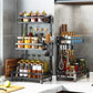 Stainless Steel Kitchen Rack Thickened Seasoning Rack Multi Layer Kitchen Seasoning Storage Rack