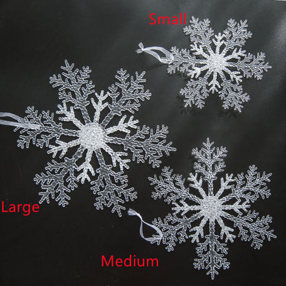 Christmas Decoration Acrylic Transparent Snowflake Christmas Tree