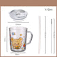 Creative High Borosilicate Glass Water Cup