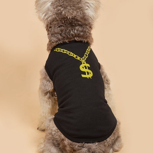 Thin Summer Dog Vest Necklace Dog Pet Clothes