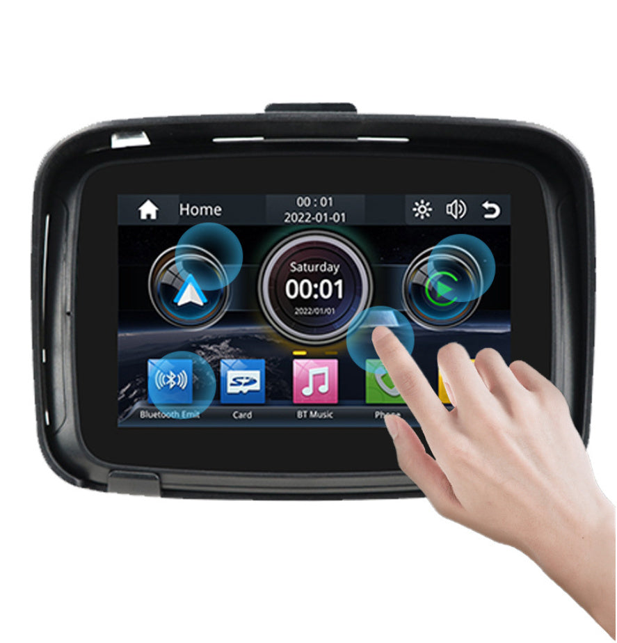 Motorcycle Locomotive Linux Wireless Carplay Portable Waterproof 5-inch Navigation