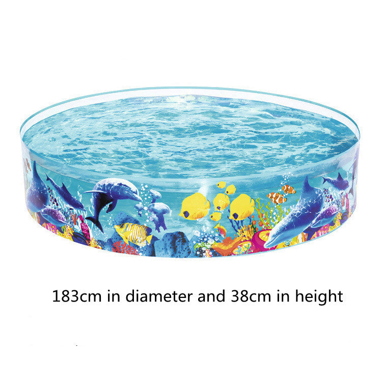 Hard Glue Pool Transparent Marine Animal Inflatable Pool