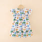 Girls' Cartoon Print Dress