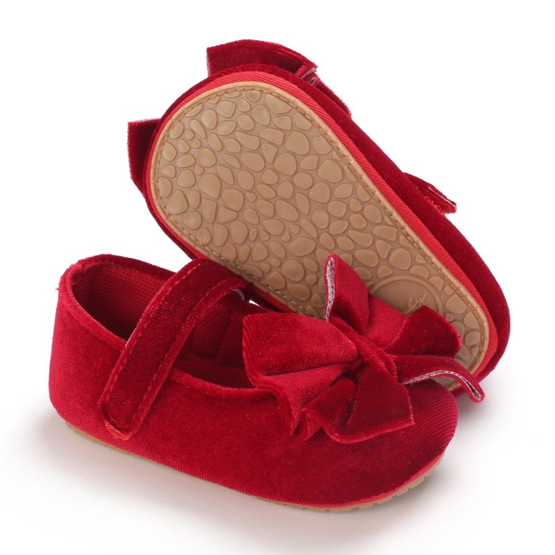 Baby Girl Soft Sole Toddler Shoes Bow
