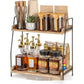 Wooden Kitchen Seasoning Rack Storage Rack