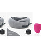 Travel Neck Pillow Non-Deformed Airplane Pillow Travel Neck Cushion Durable U-Shaped Travel Memory Cotton Nap Neck Pillow