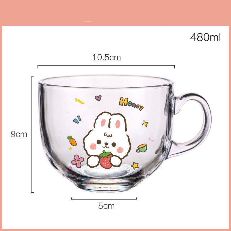 Creative High Borosilicate Glass Water Cup