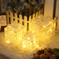 Remote Control Christmas Gift Box Lights Christmas Three-piece Decoration
