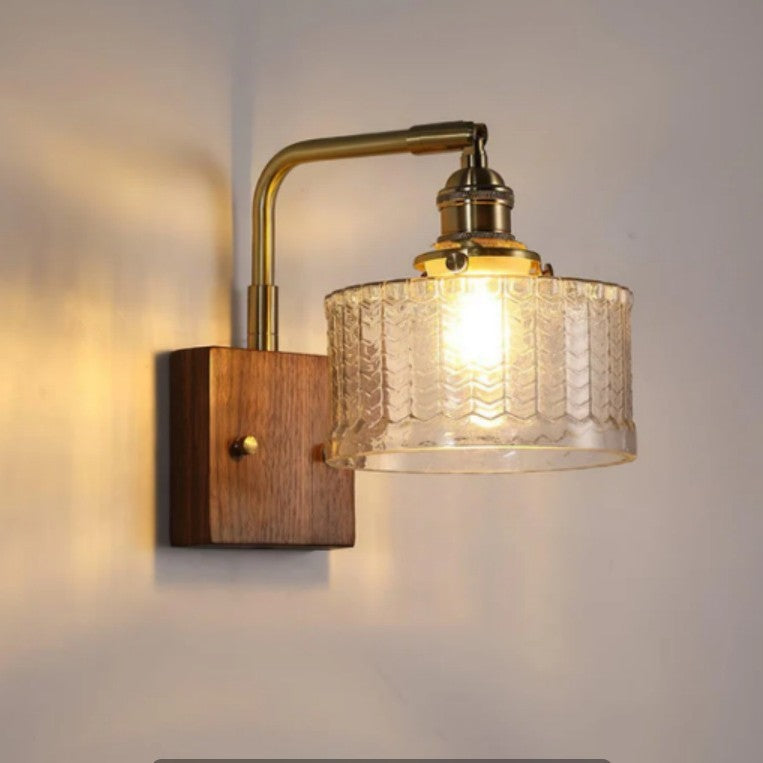American Retro Wall Lamp Living Room Wall Light Bulb