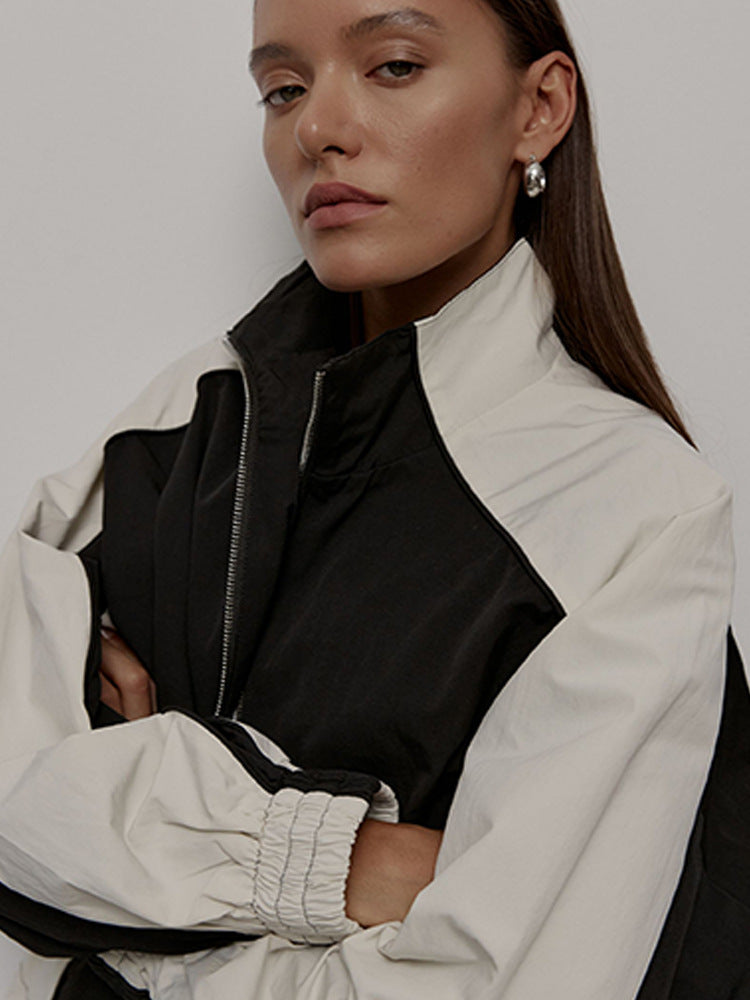 Drawstring Sports Jacket Trousers Suit Women