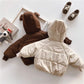 Baby Girl Thickened Warm Hooded Jacket