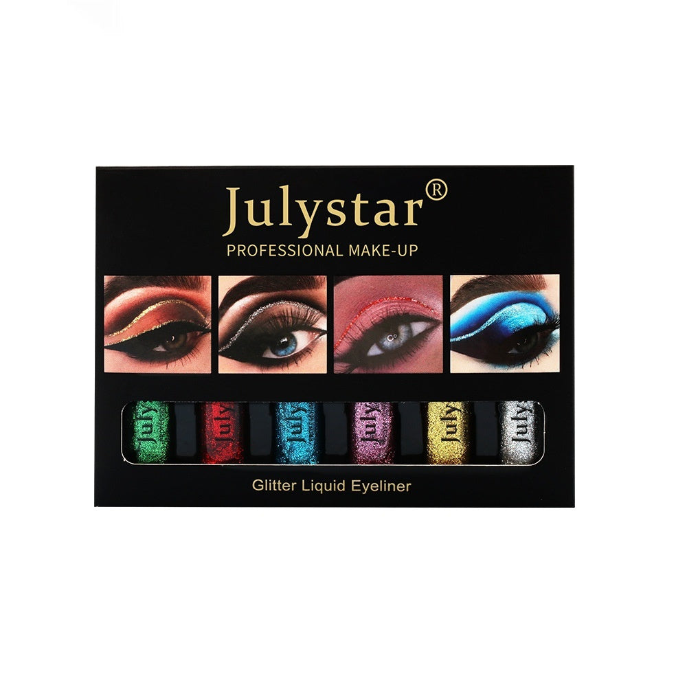 Color Pearlescent Liquid Eyeliner Not Smudge Liquid Eyeliner Suit