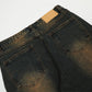 Fashion Horn Denim Trousers Men