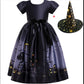 Halloween Princess Dress Halloween Printed Mesh