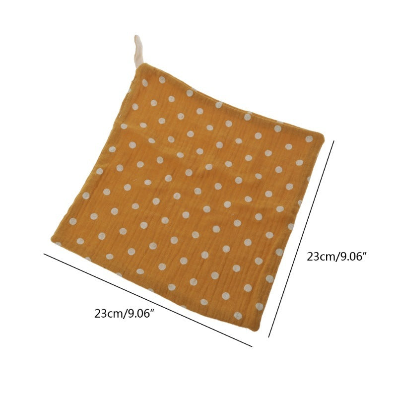 5-piece Baby Towel Plain Cotton Face Towel