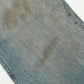 Washed Denim Mop Trousers Men