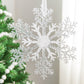 Christmas Decoration Acrylic Transparent Snowflake Christmas Tree