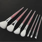 7 Purple Crystal Makeup Brushes Beginner Beauty Tools Brush Set New