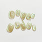 Gentle Fluorescent Summer Fake Nails
