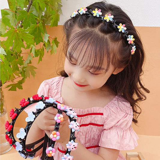 Cartoon Creative Cute Girl Baby Press Hair Headband