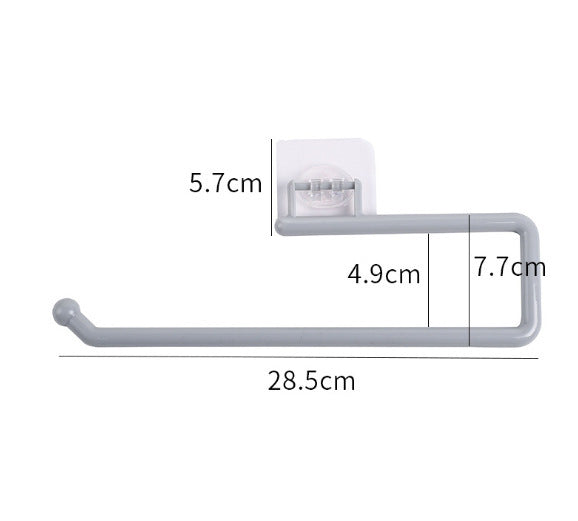 Kitchen Paper Towel Rack, Rag Rack, Perforated Free Kitchen Oil Absorption Paper Rack