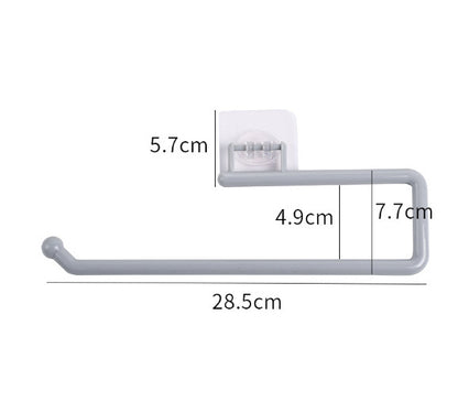 Kitchen Paper Towel Rack, Rag Rack, Perforated Free Kitchen Oil Absorption Paper Rack