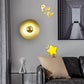 Bedroom Bedside Background Wall Round Led Wall Lamp