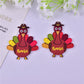 Thanksgiving Turkey Acrylic Phone Case DIY Pendant