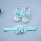 New Baby Girl Socks Headband Gift Box