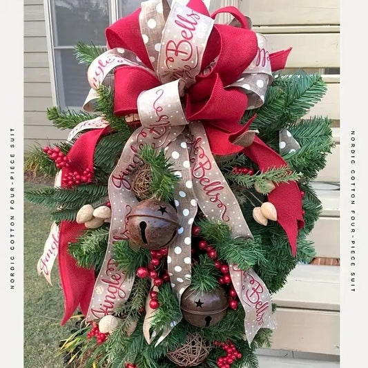 A Christmas Door Hanging Christmas Decorations Holiday