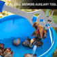 Multifunctional 6 In 1 Barbecue Fork Accessories BBQ Kitchen Gadgets