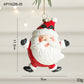 Christmas Tree Decorations Painted Plastic Christmas Pendant
