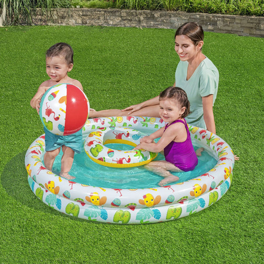 Paddling Pool Inflatable Family Swimming Pool Children Ocean Ball Pool