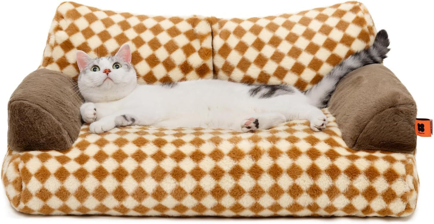 MEWOOFUN Cat Bed For Indoor Cats