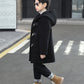 Boy Thickened Woolen Coat