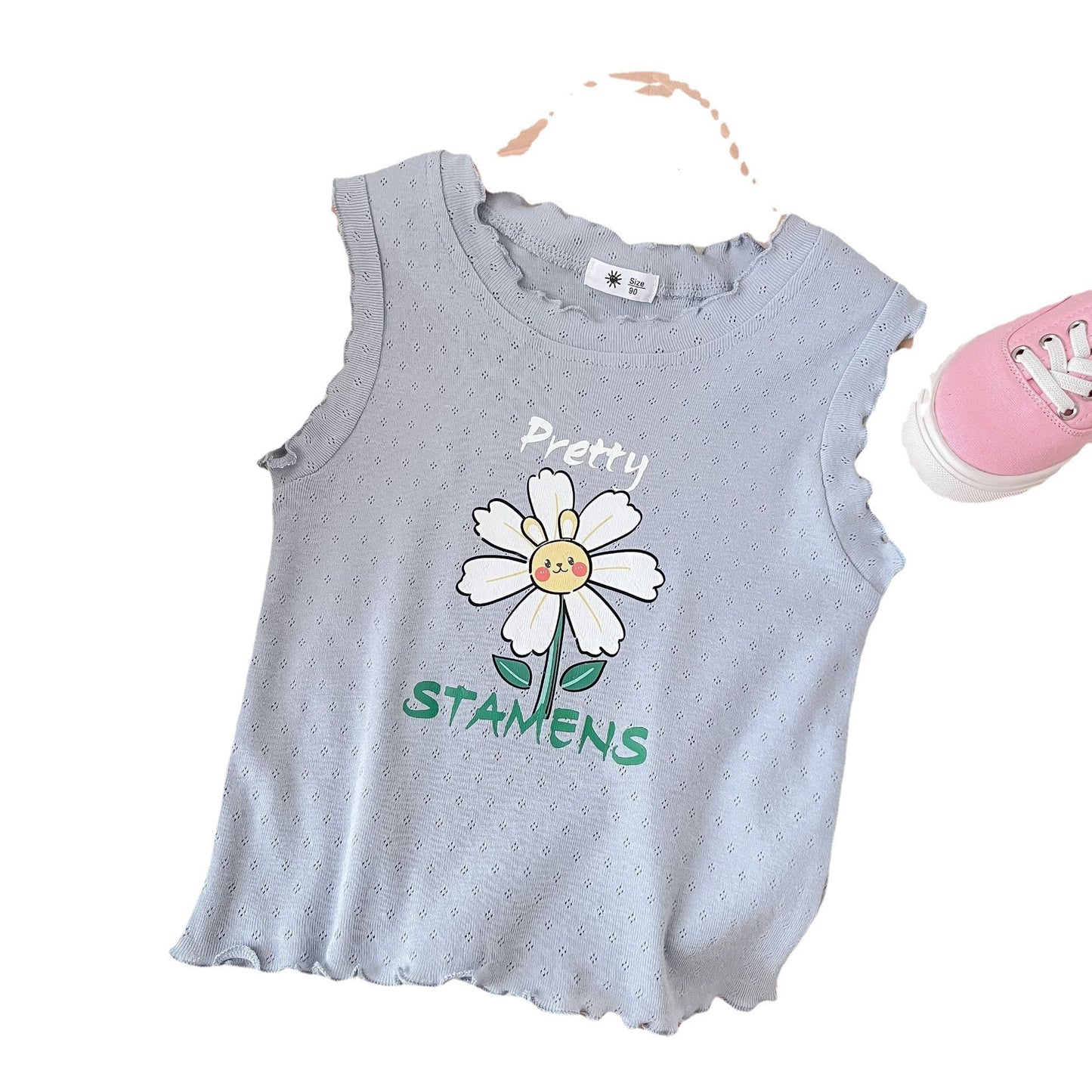 Girls' Korean Style Cartoon Top Outerwear