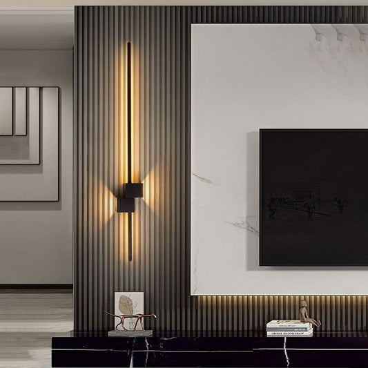 Line Wall Living Room Background Wall Bedroom Bedside Lamp