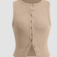 Slim Fit Sleeveless Waistcoat Vest Women